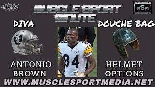Antonio Brown Helmet Options - Raiders - NFL - Football