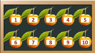 TEKL Count 1234 , 1-10 , One two three | Orange Color Cherry | 1234 nursery song