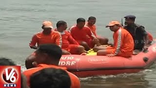 Godavari Boat Accident : NDRF Team Founded Bodies of 2 children | V6 News