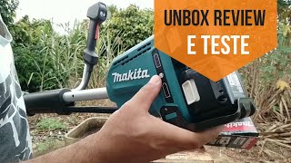 ROÇADEIRA BATERIA 36v DUR365UZ MAKITA - UNBOX - REVIEW E TESTE