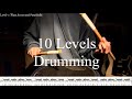 [10 Levels Of Drumming Progress]
