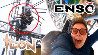 This Roller Coaster has a Spinning Seat on the Back! How Good is Enso - Blackpool Pleasure Beach