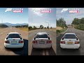 Forza Horizon 2 vs Forza Horizon 3 vs Forza Horizon 4 - Toyota Celica GT-Four ST205 Sound Comparison