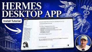Install Hermes Agent Desktop App Tutorial on MacOS & Windows | Complete Setup & Configuration