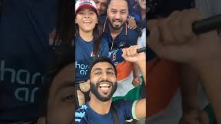 India Fans shouting HOW'S THE JOSH! India vs Pakistan Asia Cup 2022 #shorts