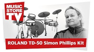 ROLAND TD-50 E-Drum Kit MUSIC STORE Simon Phillips Sound Set