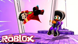 İP İLE YOLUN SONUNA KADAR GİT ve PARKURU BİTİR !! - Roblox Rope Swing Obby