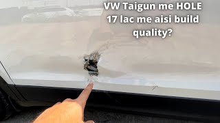 VW Taigun accident on delivery day | VW Taigun Build quality