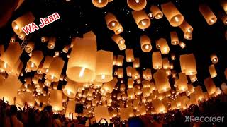 Lovely sky lantern Emotional music status