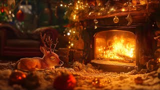 🎁Top 2024 - Peaceful Christmas Songs 🎄 Baby Reindeer by the Fire | Relaxing Holiday Ambience