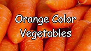 Orange Color Vegetables