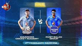 MAVERICKS CRICKET ACADEMY VS PUNIT BALAN GROUP | GRAND FINAL | KPL 2025