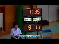 【バスケ】福島三vs西郷二　男子1回戦第1q（第62回福島県中学校体育大会バスケットボール競技）r1年7月