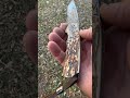 mammoth ivory engraved damascus blade