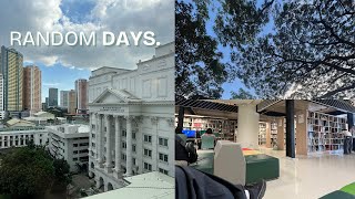 random days in my life 🚖 | manila trip, school