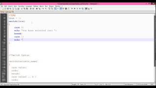 Chapter 7 PHP Switch