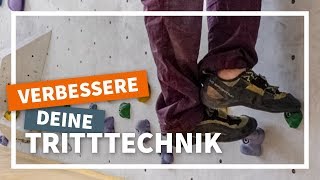 Klettertechnik verbessern - so klappt's mit der Tritttechnik | Einfach Klettern