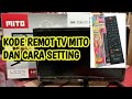 KODE REMOT TV MITO