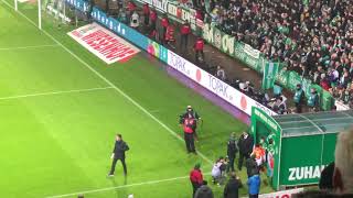 Werder Bremen vs. Eintracht Frankfurt  Bremen Hymne Lebenslang grün weiß