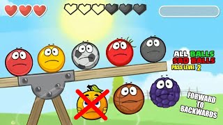 Red Ball 4 - All Balls but without Cover Orange Ball - Green Hills - Sad Balls - Pass Level 3