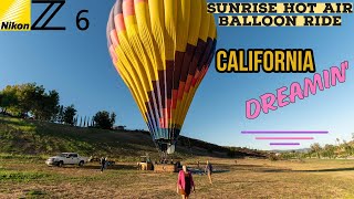 California Dreamin' - Sunrise Hot Air Balloon Ride over Temecula Wine Country