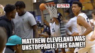 ESPN RANKED Matthew Cleveland WENT OFF FOR 26 IN BLOWOUT GAME!! | TOP SG WAS UNSTOPPABLE