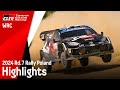 WRC 2024 Rd.7 RALLY POLAND | ラリー・ポーランド ハイライト動画 | TOYOTA GAZOO Racing