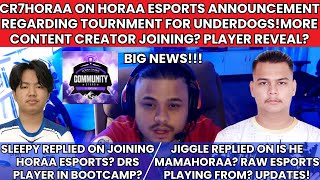 @cr7horaaYT EXPLAINED HORAA ESPORTS TOURNAMENT! PLAYER REVEAL? SLEEPY \u0026 JIGGLE JOINING HORAA ESPORTS