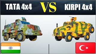 Turkish Kirpi (4x4) VS Indian TATA (4x4) Mine Proof Transport Vehicle