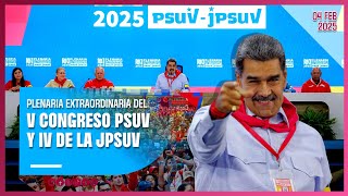 Nicolás Maduro | Plenaria Extraordinaria del V Congreso PSUV y IV de la JPSUV