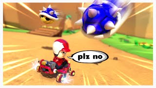 Mario Kart with Blue Shells ONLY is Terrifying