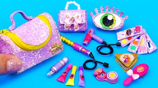 18 DIY Miniature Rapunzel Cosmetics ~ Lipstick, Eyeshadow palette, Mascara, Makeup kit and more!