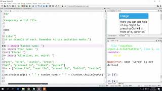 madlibs/ mad library generator in python