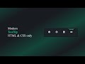 How to create a modern ToolTip using HTML and CSS only