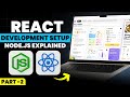Node.js Installation & React Setup with Vite | Full Stack Web Dev Part 2 (2025)