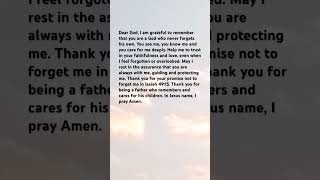 Dear God, I am grateful to remember #god #jesus #prayer #devotional #hillsong #shortfeed #shorts