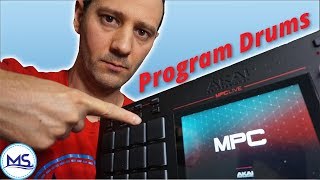 MPC Live Drum Programming