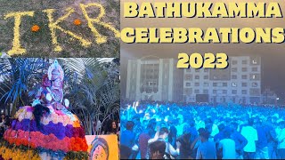 TKR COLLEGE LO BATHUKAMMA CELEBRATIONS 2023 | TKR BATHUKAMMA | Pranav unveils