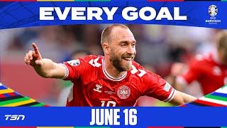 EVERY EURO2024 GOAL ON JUNE 16TH