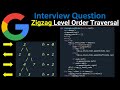 Binary Tree Zigzag Level Order Traversal - BFS - Python