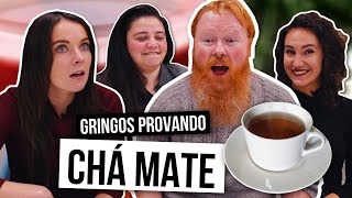 GRINGOS PROVANDO CHÁ MATE