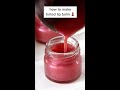 DIY Tinted Lip Balm with Lipstick #shorts