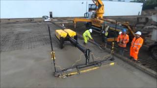 Double Mat Rebar: Watch Ligchine's SCREEDSAVER II Screed on Double Mat Rebar