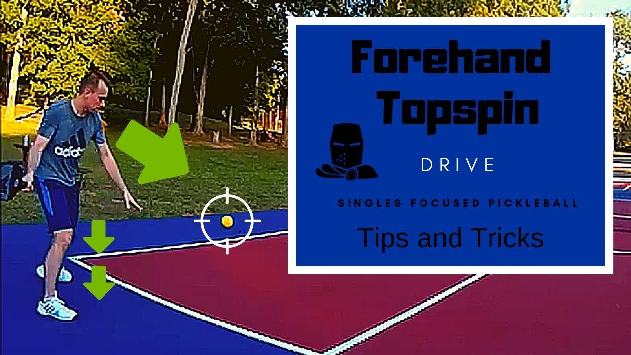 Topspin Forehand - Pickleball Tips And Tricks - YouTube