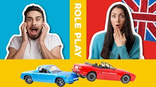 English Conversation Practice - Role Play: Car Park Bump