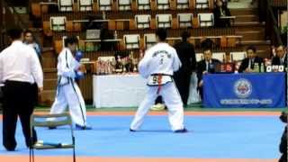 第２４回テコンドー全日本大会　船水健二ＶＳ蘇 秉秀　taekwondo