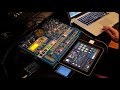 funkbox bassline modrum electribe emx and ableton synced with ios coremidi