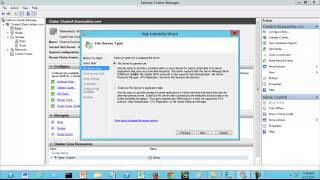 Configuring a cluster role