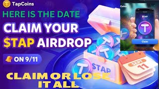 Tapcoin airdrop and listing date has been confirmed, do this  now not to miss out