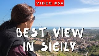 Climbing a mountain to a castle for the BEST view in Sicily - Castello Di Calatabiano